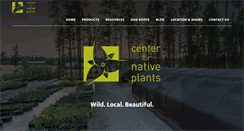 Desktop Screenshot of centerfornativeplants.com